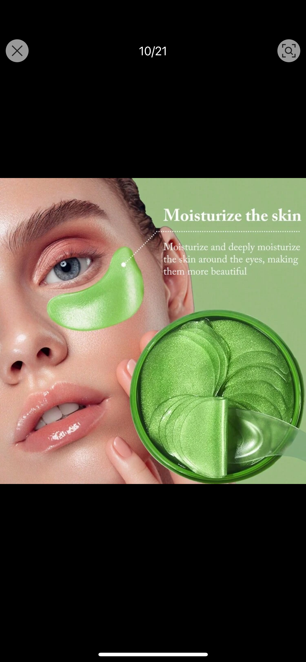 Under eye Aloe Gel Eye Mask 60 pcs,for dark circles and puffiness, dry  eyes , brightening , korean skin care